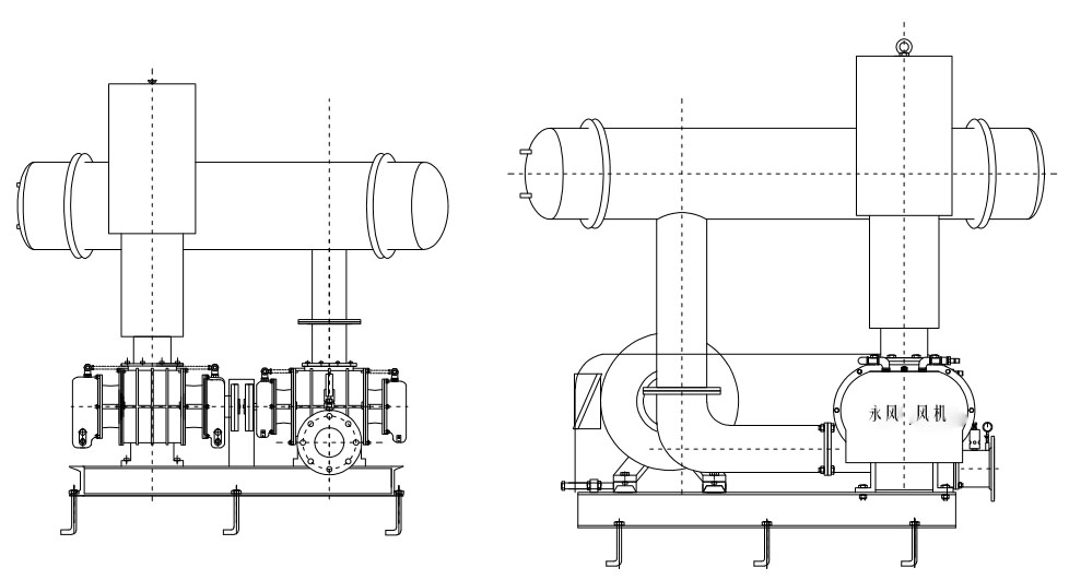 双 串联罗茨鼓风机